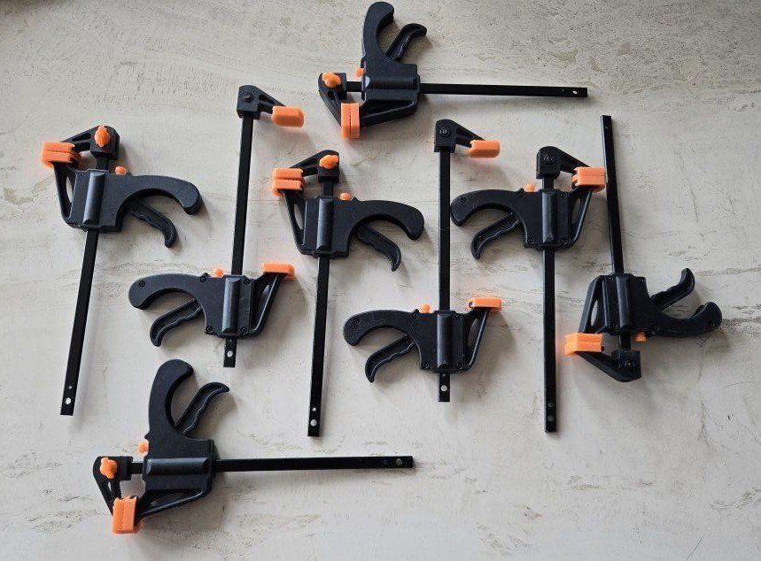 new clamps 8 in total.  incredibly strong for size