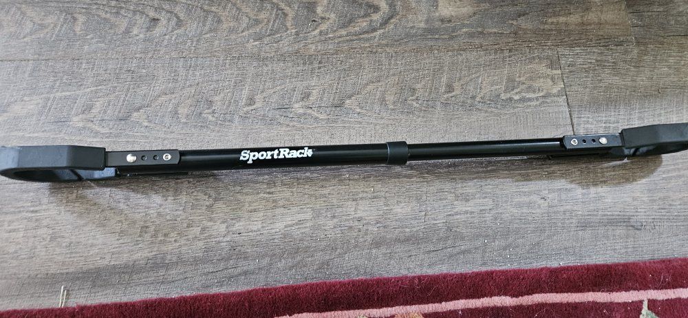 Sports rack bike adapter to add center rail.