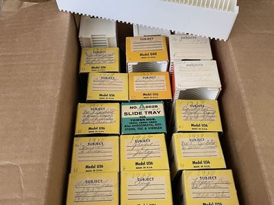 Free Slide trays and boxes for old projectors