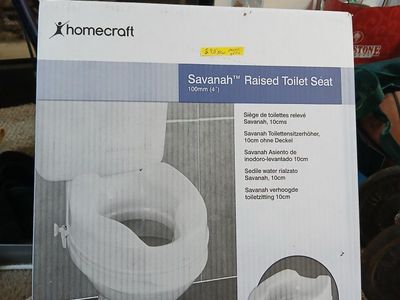 medical raised toilet seat raised