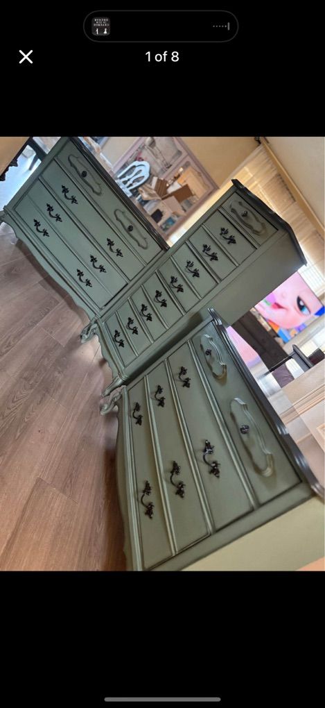 3 Piece Vintage French Bedroom Set *Free Delivery*