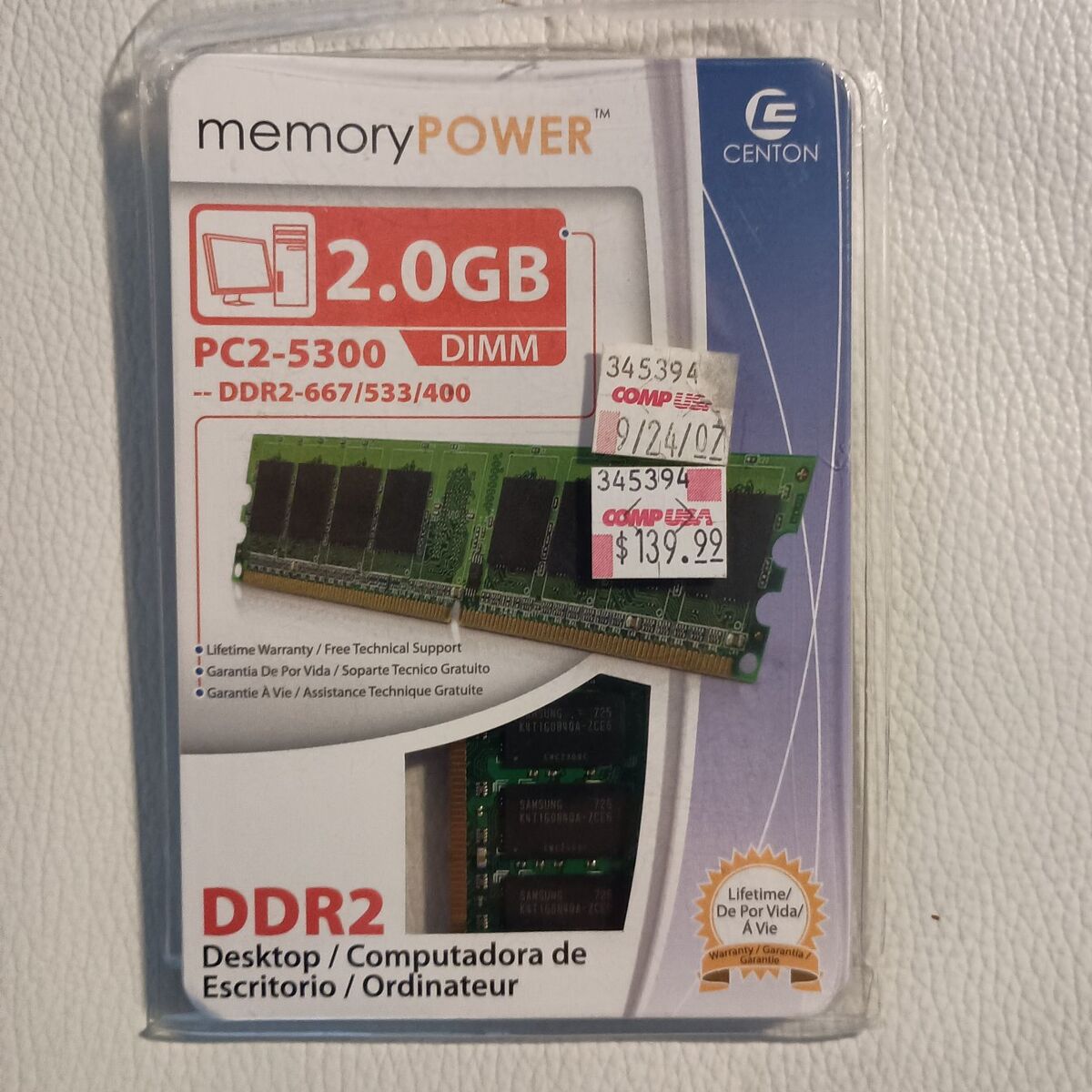 open box 2gb ddr2 mem power RAM
