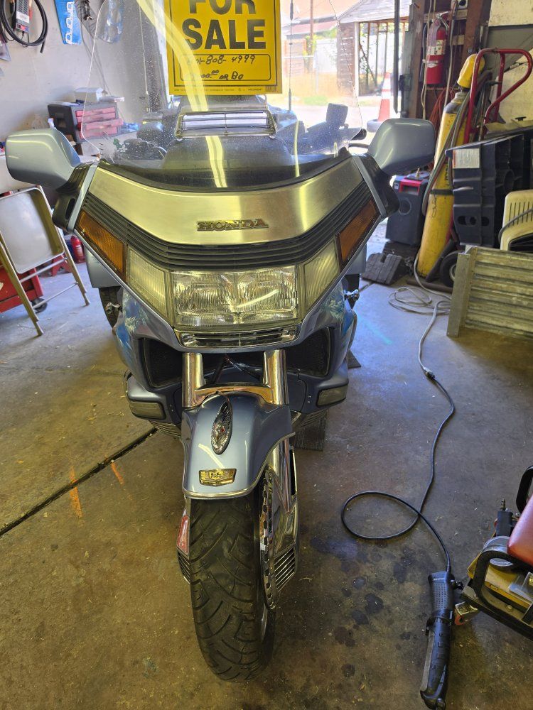 Honda Goldwing Trike Motorcycle - Custom Blue Paint, For Sale, With Cover