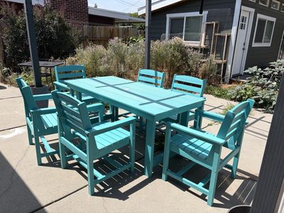 Patio Dining Set, Seats 6