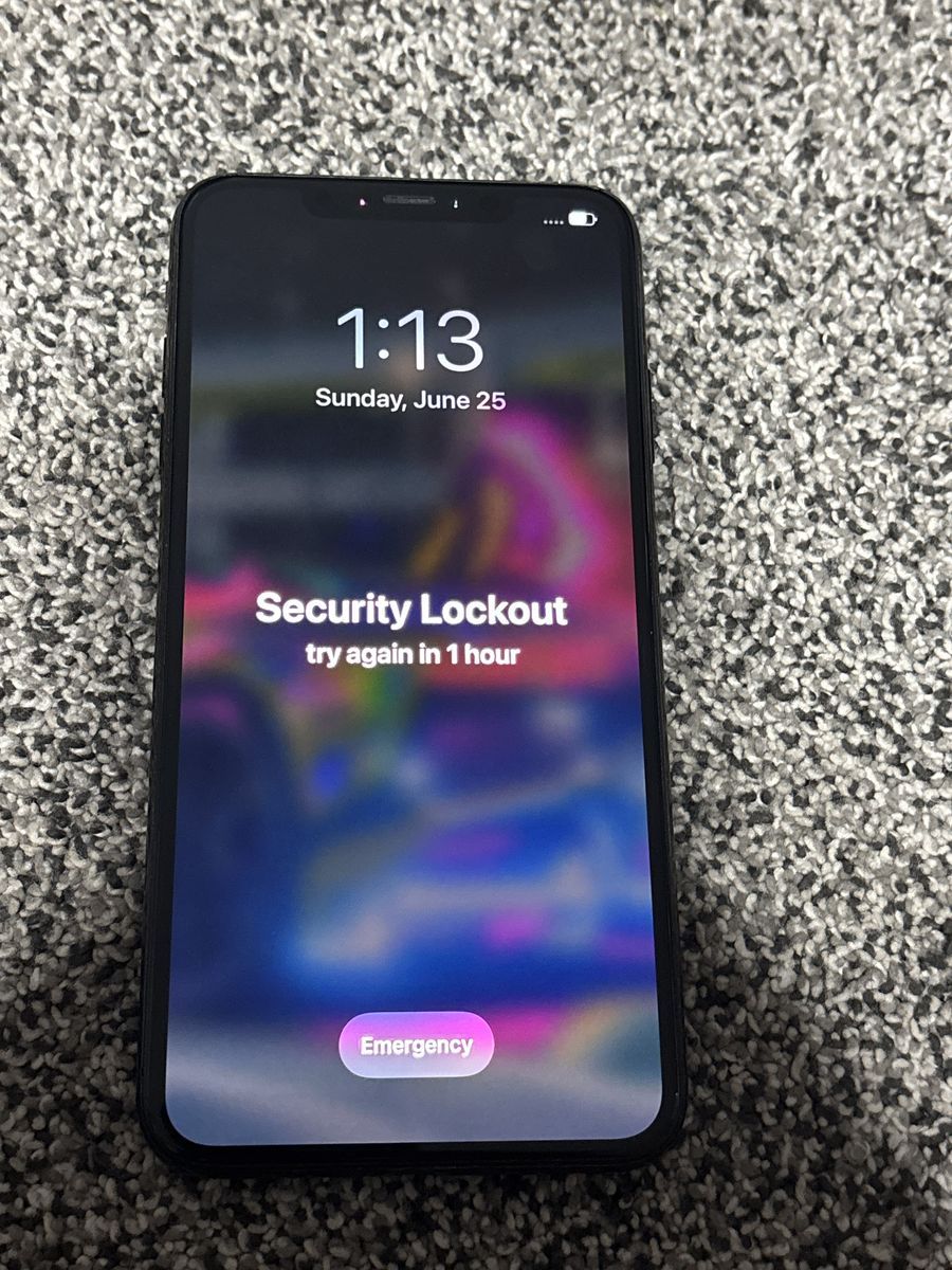 iPhone X (cracked back)
