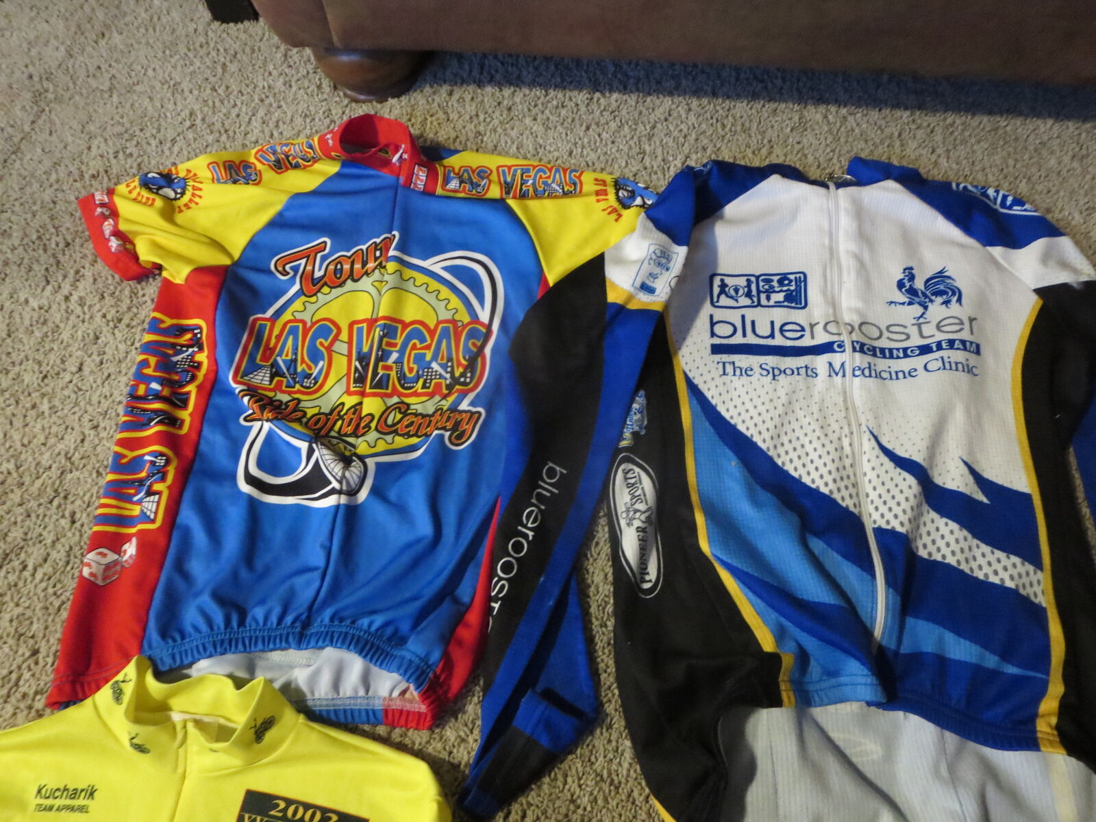 Cycling jerseys size ssmall or med.