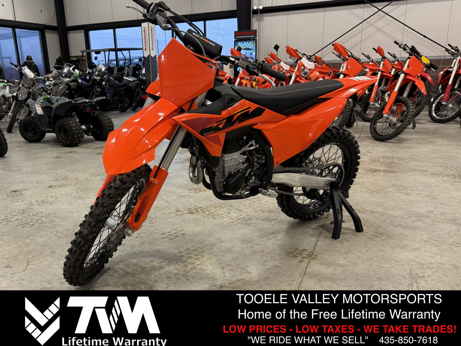 2025 KTM 450 SX-F FOR SALE W/FREE LIFETIME WARRANTY