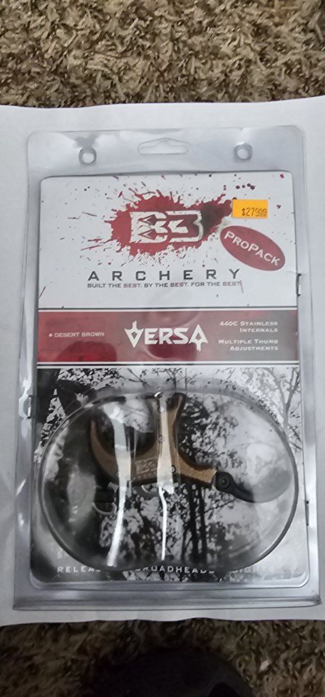 B3 Archery Versa ProPack Thumb Activated Release - Desert Brown