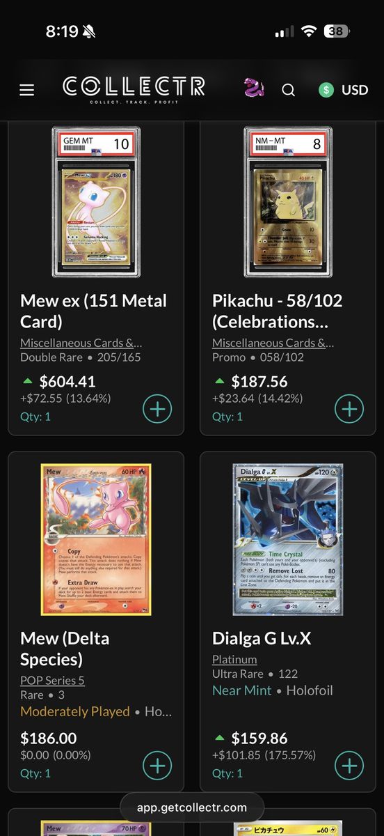 Pokémon cards Slabs and Singles
