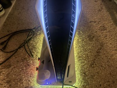 Sony PlayStation 5 Disc Edition Console with DualSense Controller & RGB Charging Stand