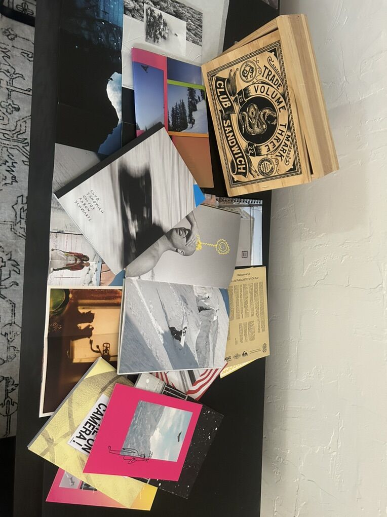 Snowboard Books/ club Sandwhich Box