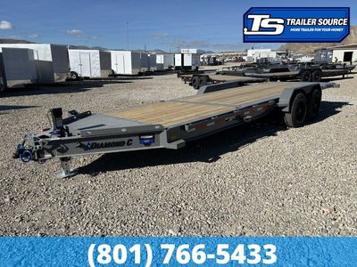 7x22 Diamond C HDT 210 Tilt Trailer - 23K GVWR - 18 Ply Tire Upgrade