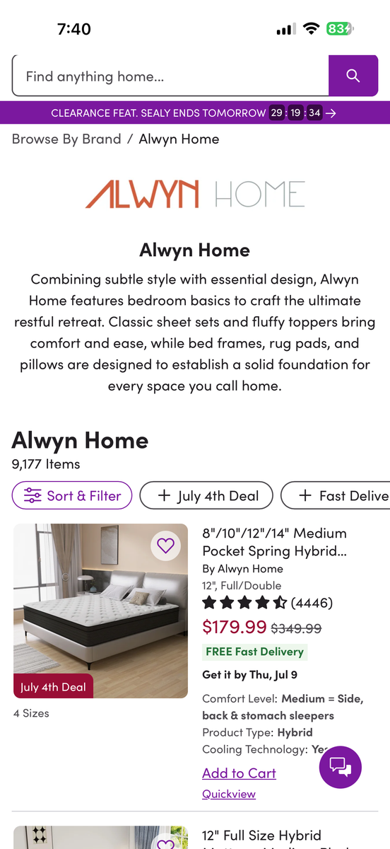 mattress and head board