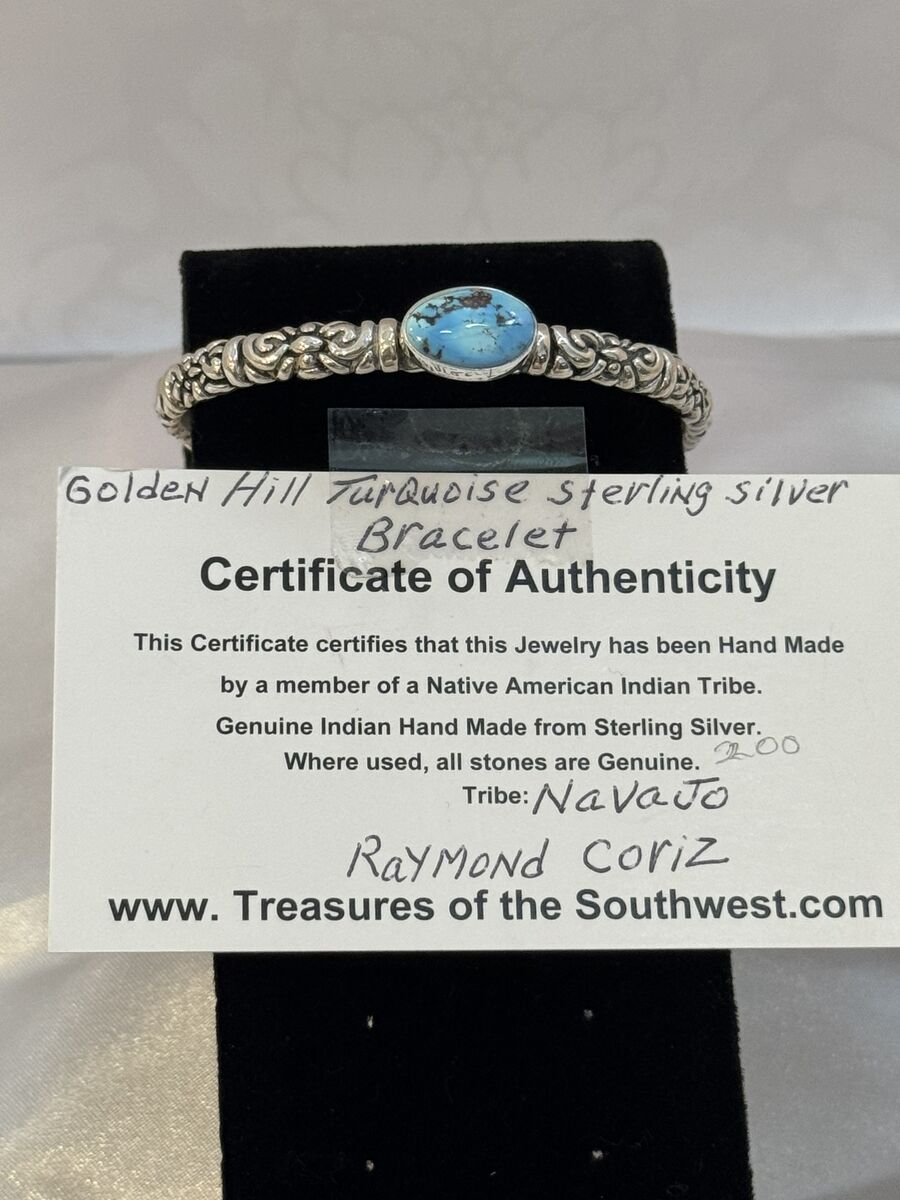 Golden Hill Turquoise & Sterling Silver Bracelet