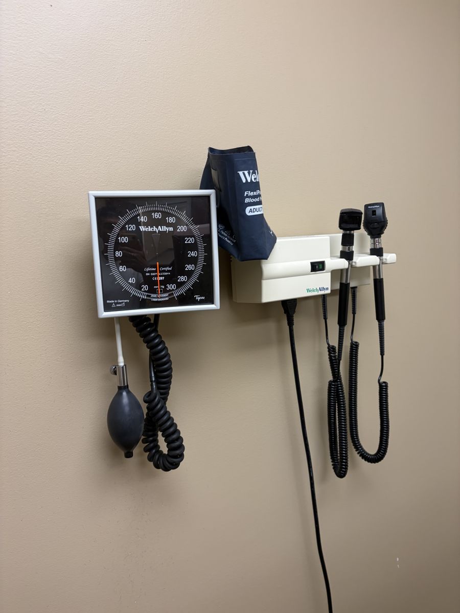 Set of 8 Welch Allyn Wall-Mounted Vital Stations and Blood Pressure Monitors