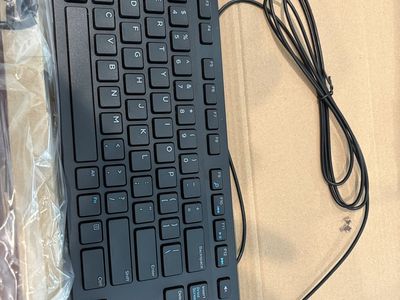 Dell KB216-BK-US Wired USB Multimedia Keyboard Black - New, Sealed