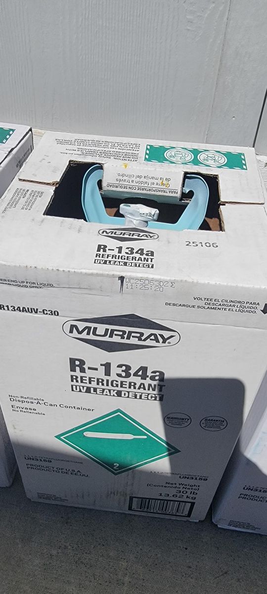 R134A Freon 30lb Refrigerant Air Conditioning AC