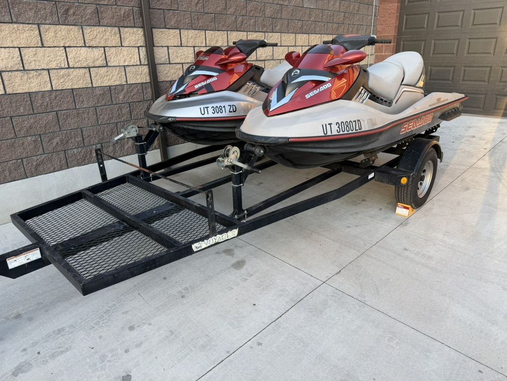 2005 SeaDoo RXT 215's W/ Trailer