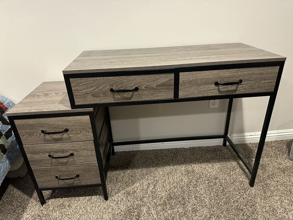 Like New Grey Wash Desk