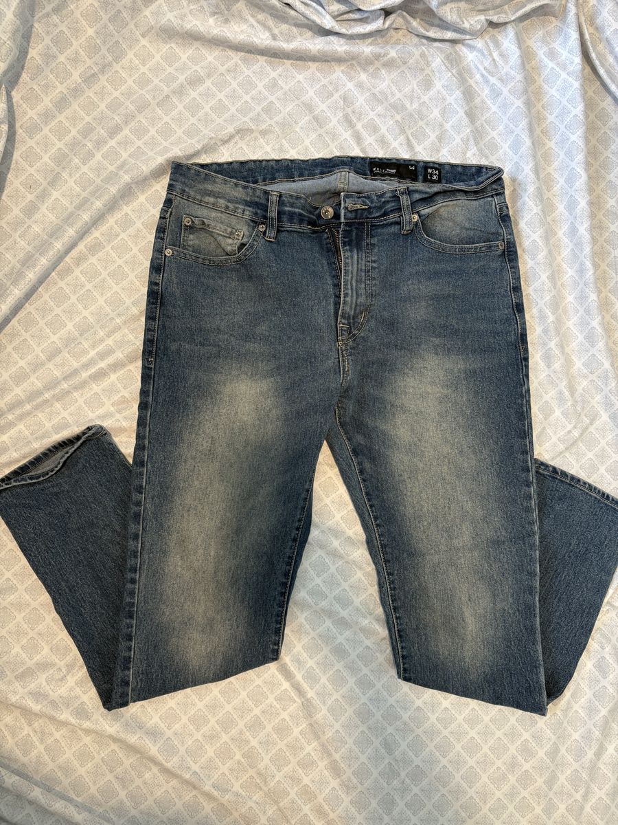 WXYZ MFG CO. Nomad Slim Fit Jeans - Men's W34 L30, Blue Wash Denim