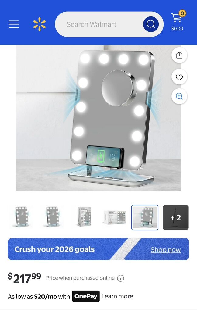 NEW! Vanity Mirror with Fans