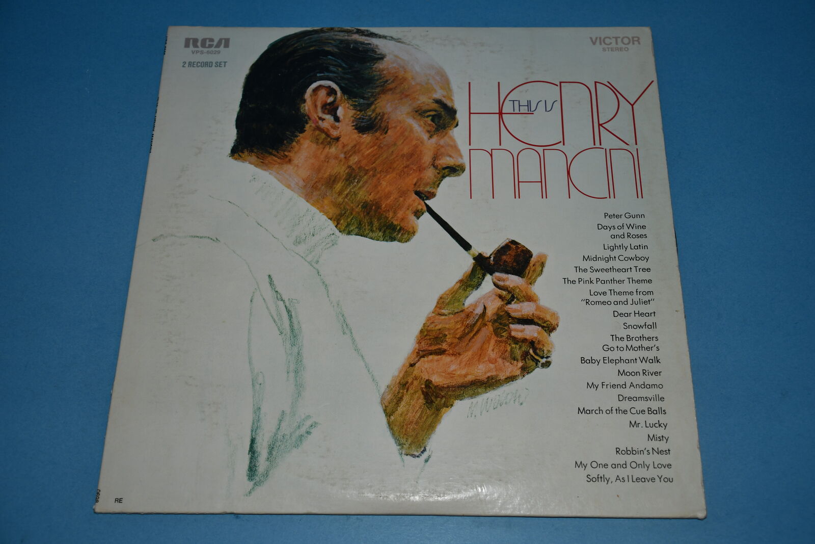 VINTAGE "THIS IS HENRY MANCINI" 2 VINYL RECORDS ~ 20 SONGS