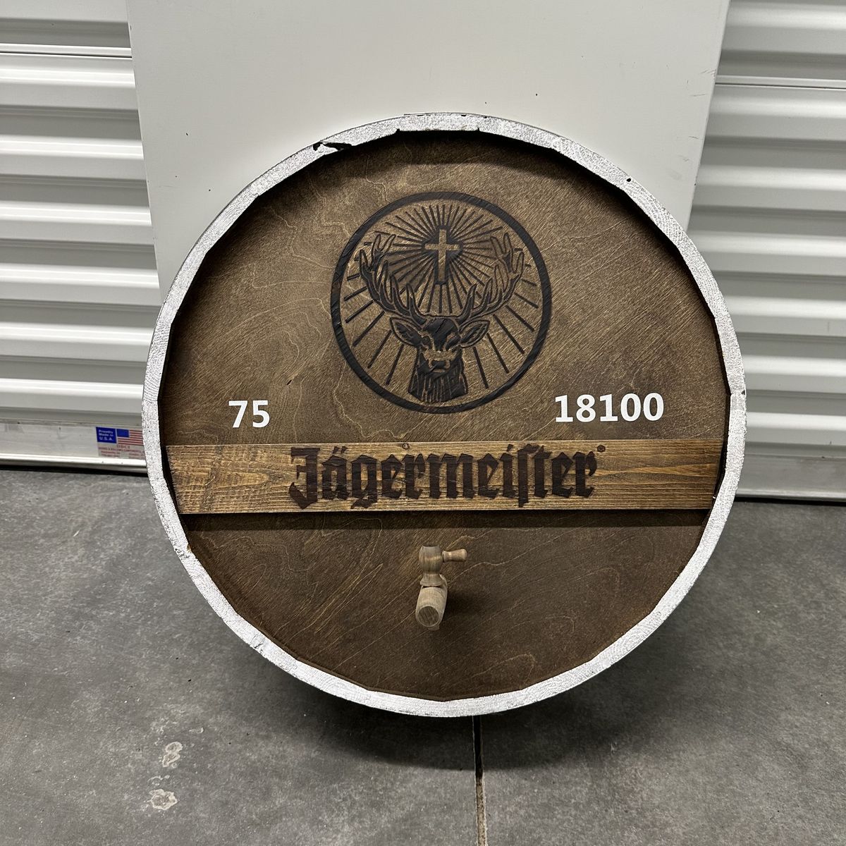 Jagermeister Whiskey Barrel Head