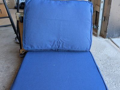 Outdoor/Indoor Seat Cushion filling/insert - 24"L x 24"W (Seat), 18"L x 24"W (Back)