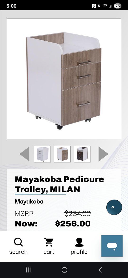 New! Pedi Cart