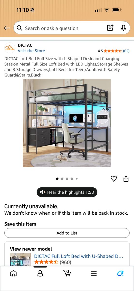 Bunk / loft bed