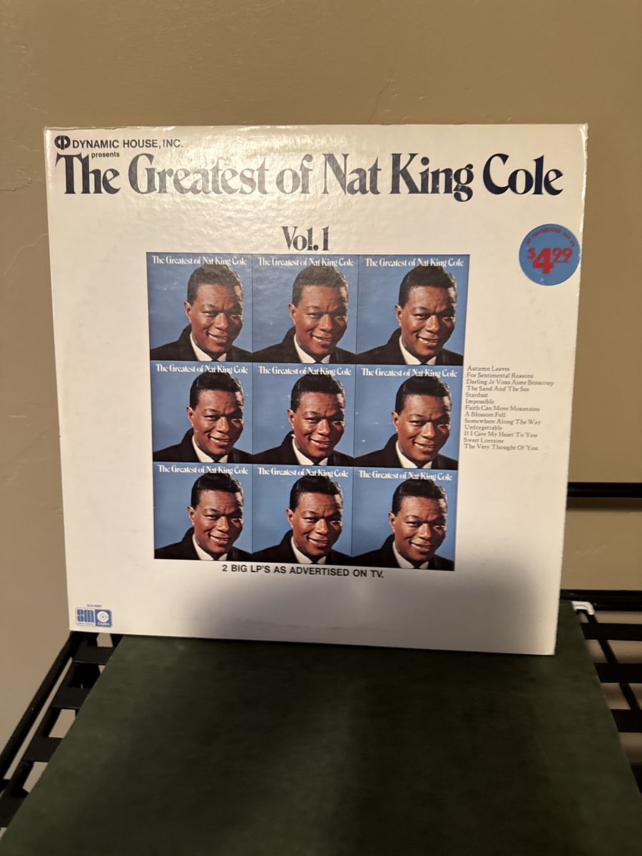 The Greatest of Nat King Cole Vol 1 Vinyl 2 LP Set Dynamic House