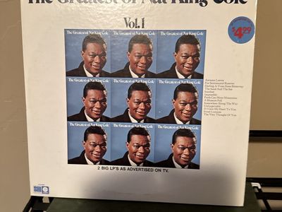 The Greatest of Nat King Cole Vol 1 Vinyl 2 LP Set Dynamic House
