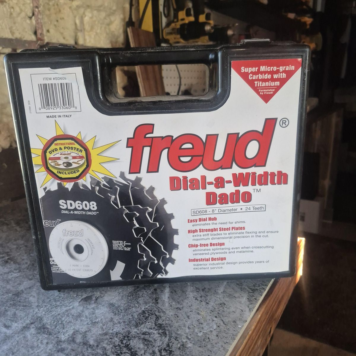 Freud SD608 Dial-a-Width Dado Blade Set 8 Inch 24 Teeth