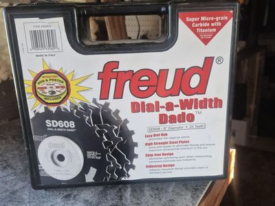 Freud SD608 Dial-a-Width Dado Blade Set 8 Inch 24 Teeth
