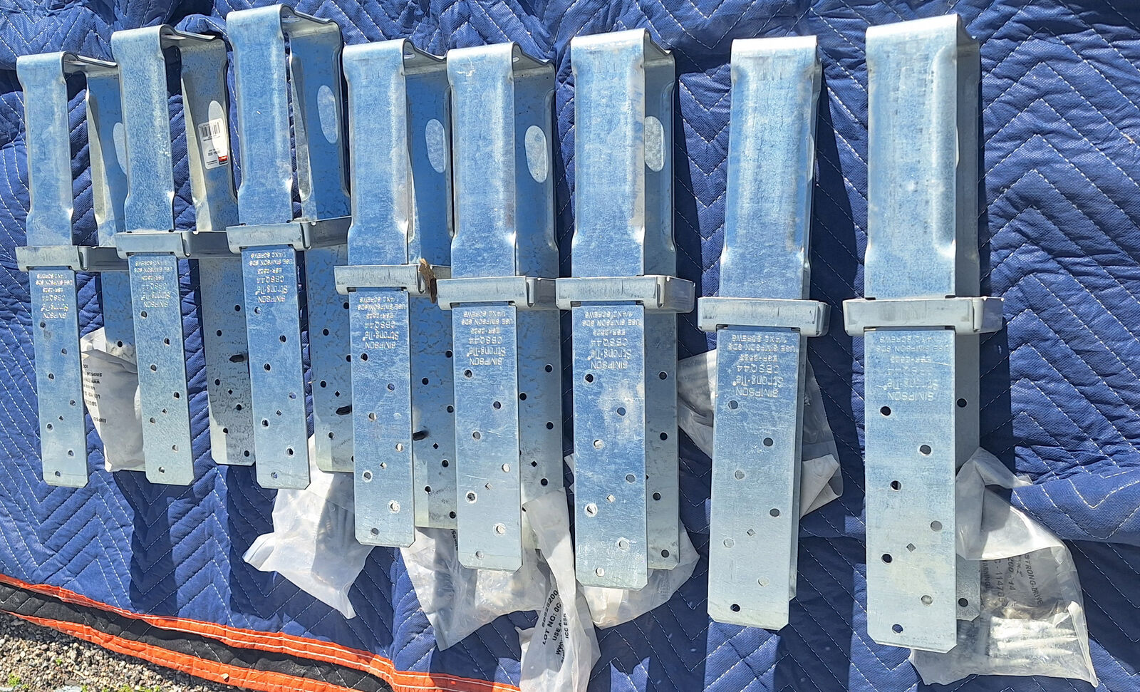 CBSQ44 4x4 Galvanized Standoff Column Base