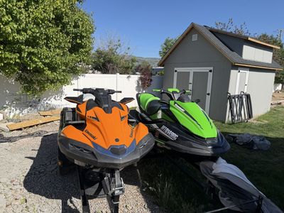 2023 Kawasaki Jet Ski STX-160X & 2023 Ultra 160LX-S PWC with Trailer - Excellent Condition
