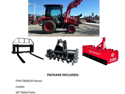 TYM T3025CH Cab Tractor PACKAGE DEAL!