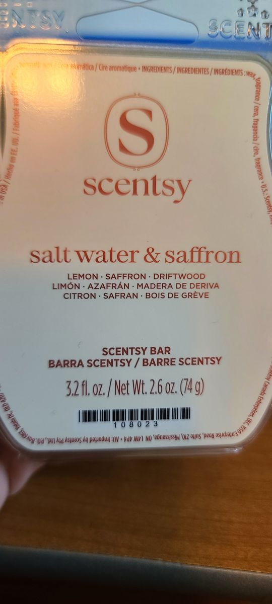 Scentsy - Salt Water & Saffron