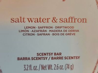 Scentsy - Salt Water & Saffron