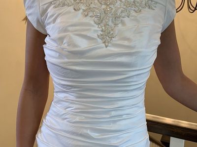 Wedding Dress New Bonny Bridal Lace Short Sleeve