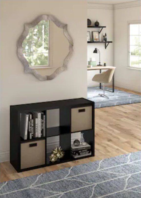 ClosetMaid 6-Cube Organizer – Black Walnut – Brand New #475