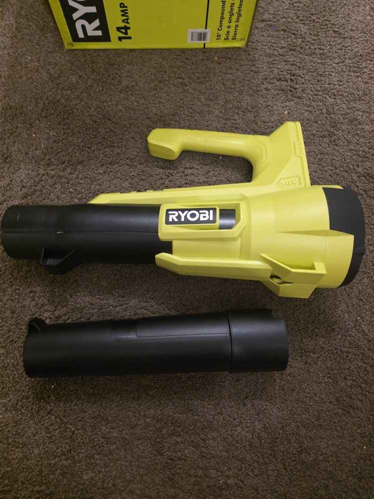 New Ryobi ONE+ 18V 90 MPH 250 CFM Cordless Battery Leaf Blower (Tool Only)
