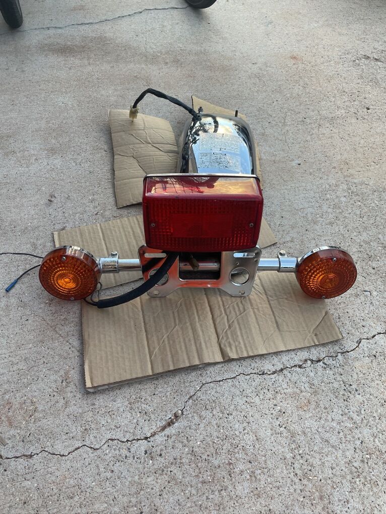 Motorcycle Fender And Lights