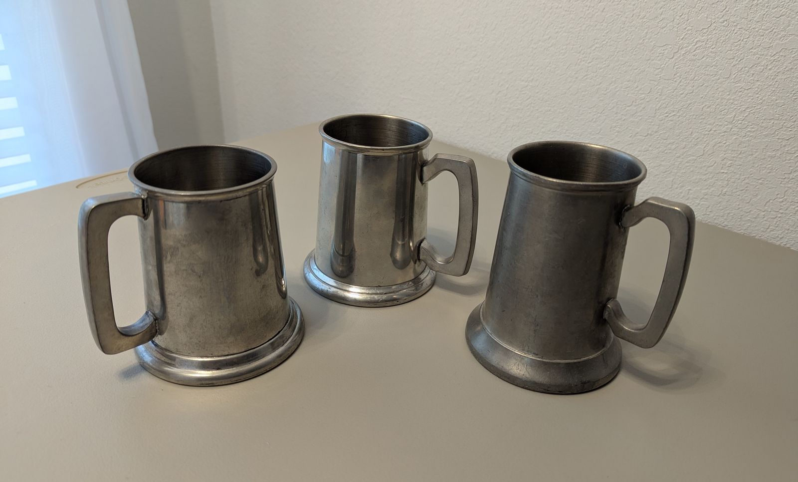 english pewter mugs  (3)