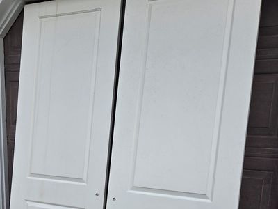 sliding closet doors.