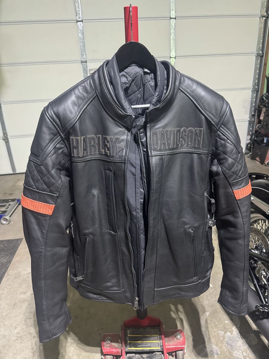 Harley Davidson Leather Riding Jacket L