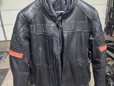 Harley Davidson Leather Riding Jacket L