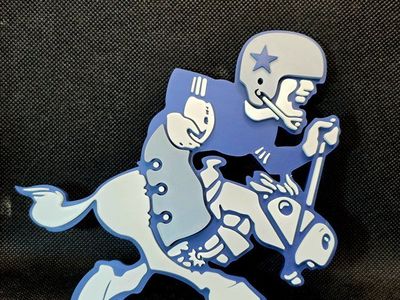 3D Printed Dallas Cowboys 1966 Cowboy Joe Logo
