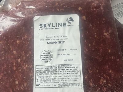 Grass fed grass finished ground beef