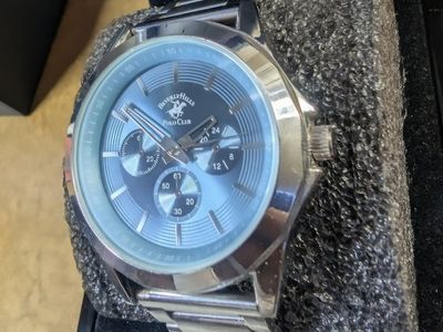 Beverly Hills Polo Club Silver-Tone Analog Watch